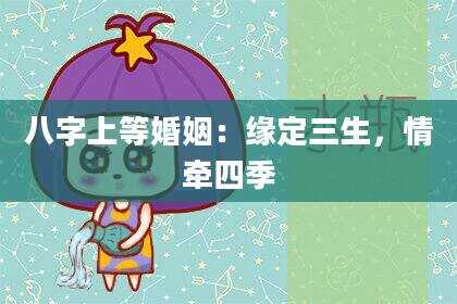 八字上等婚姻：缘定三生，情牵四季