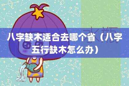 八字缺木适合去哪个省（八字五行缺木怎么办）